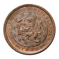 1/2 Cent 1903 Wilhelmina FDC-