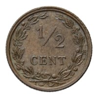1/2 Cent 1903 Wilhelmina Pr-