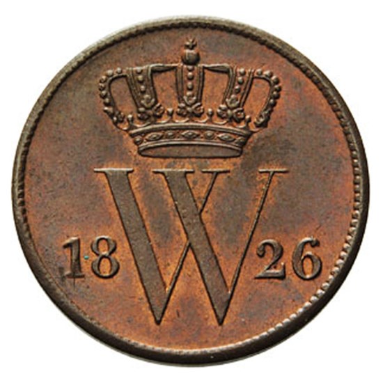 1 Cent 1826 Willem I FDC