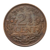 2 1/2 Cent 1941 Wilhelmina Pr