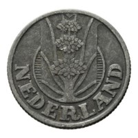 10 Cent zink 1941 Driekruinenboom ZFr 