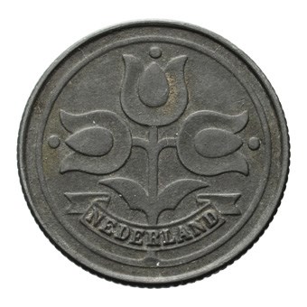 10 Cent 1943 Duitse bezetting zink ZFr