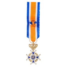Miniatuur Oranje-Nassau Civiel Officier Heren in etui
