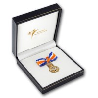 Miniatuur Oranje-Nassau Civiel Officier Dames in etui