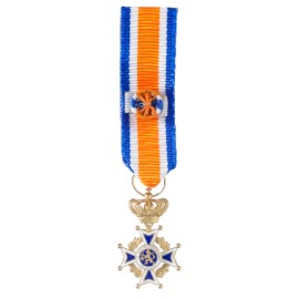 Miniatuur Oranje-Nassau Civiel Commandeur Heren in etui