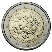 Vatican 2 Euro ''Year of the Priest'' 2010