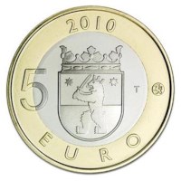 Finland 5 Euro "Satakunta" 2010