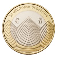 Slovenië 3 Euro "Onafhankelijkheid" 2011