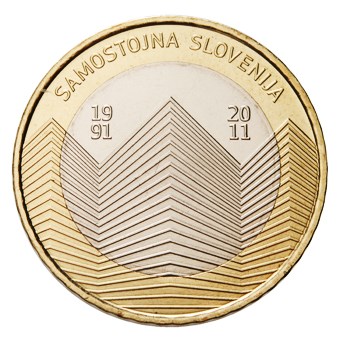 Slovénie 3 Euro « Indépendance » 2011