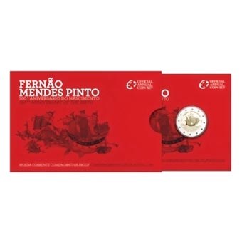 Portugal 2 euros « Mendes Pinto » 2011 Proof