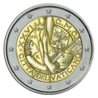 Vatican 2 euros « Journées Mondiales de la Jeunesse » 2011