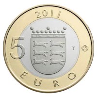 Finlande 5 euros «Ostrobotnie» 2011