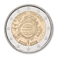 Finland 2 Euro "10 Jaar Euro" 2012