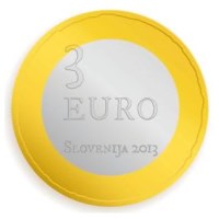 Slovenia 3 Euro "Tolmin" 2013 UNC