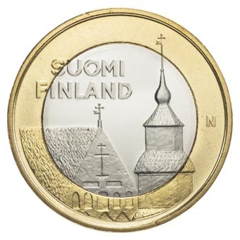 Finlande 5 euros « Tavastia Architecture » 2013