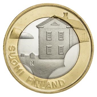 Finland 5 Euro "Ostrobothnia Architecture" 2013