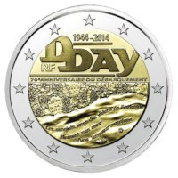 Frankrijk 2 Euro "D-Day" 2014
