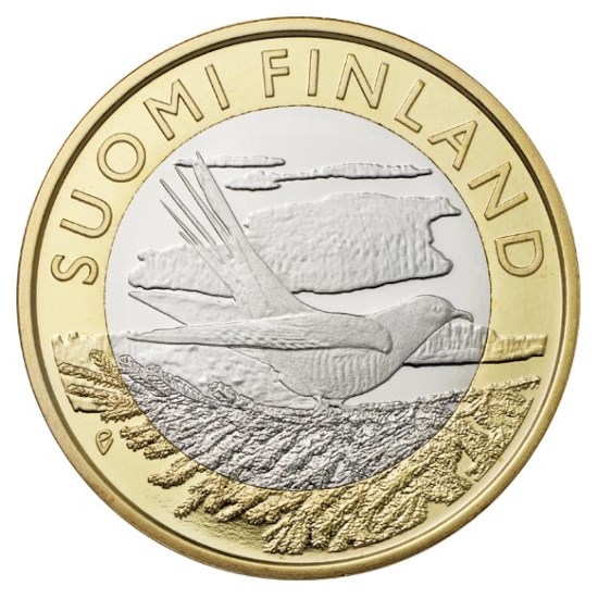 Finlande 5 euros « Animals Karelia » 2014