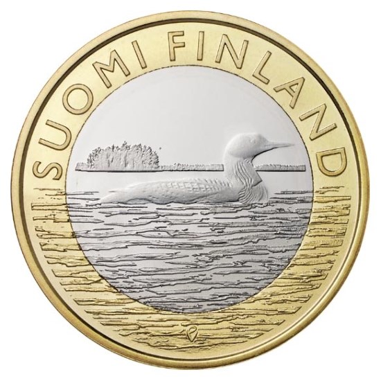 Finland 5 Euro "Animals Savonia" 2014
