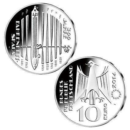 Duitsland 10 Euro "Fahrenheit" 2014