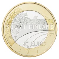 Finlande 5 euros « Volleybal » 2015