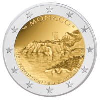 Monaco 2 Euro "800 Jaar Vesting" 2015