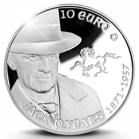Jack B Yeats €10 Silver Proof Coin 2012