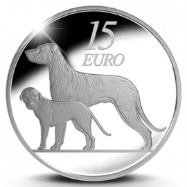 Hound €15 Silver Proof Coin 2012