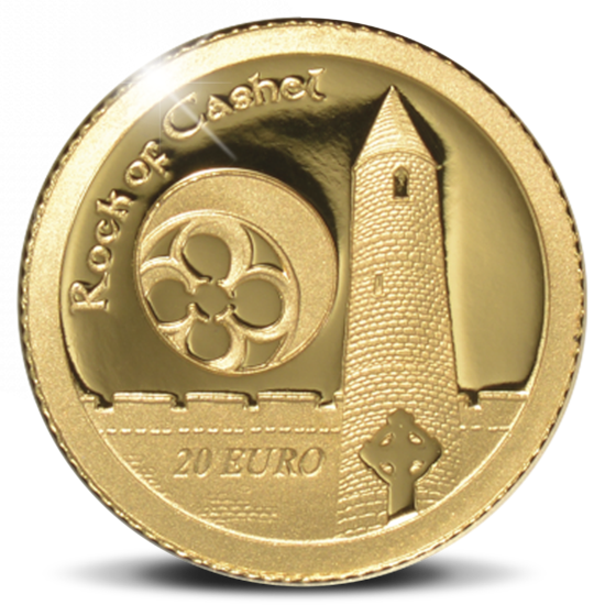 Medieval Irish Architecture – Rock of Cashel €20 Gold Proof Coin 2013