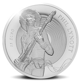 Phil Lynott €15 Silver Proof Coin 2019 