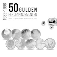 Zilveren 50 Gulden Herdenkingsmunten