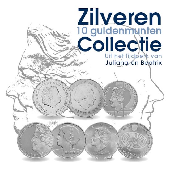 Zilveren 10 guldenmunten Collectie