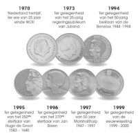 Zilveren 10 guldenmunten Collectie