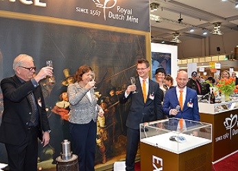 Business launch with Royal Delft at World Money Fair
