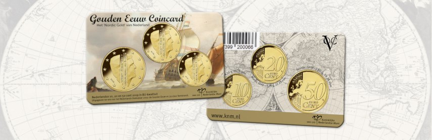 Definitieve oplage Gouden Eeuw 2019 in coincard