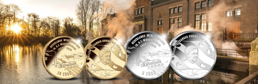 Official commemorative coin in honour of UNESCO World Heritage Site Ir. D.F. Woudagemaal on sale now!
