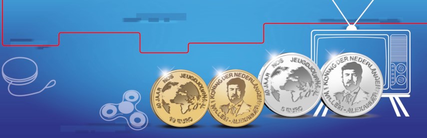 The Official Commemorative Coin Honouring 40 Years of NOS Jeugdjournaal Is Now on Sale!
