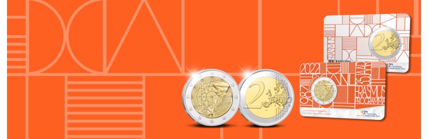 ​Available now: 35 years ERASMUS Programme 2 euro commemorative coin