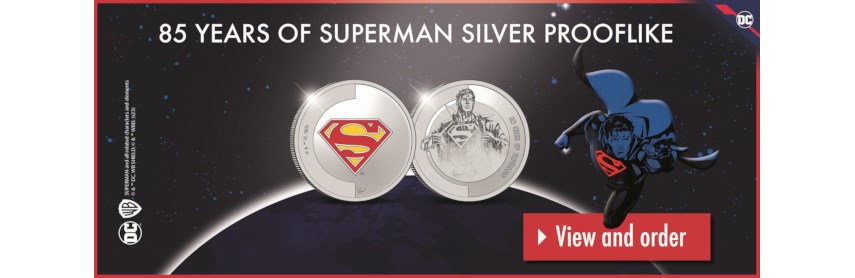 85 handcrafted medals for 85 years of Superman