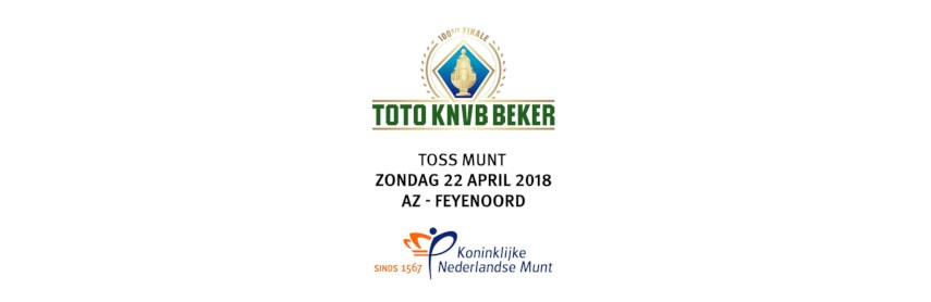 Koninklijke Nederlandse Munt sponsort de 100e KNVB Bekerfinale